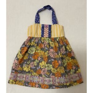 Matilda Jane Girls 2T Halter Dress Floral Adventure Begins Patio Boho Style